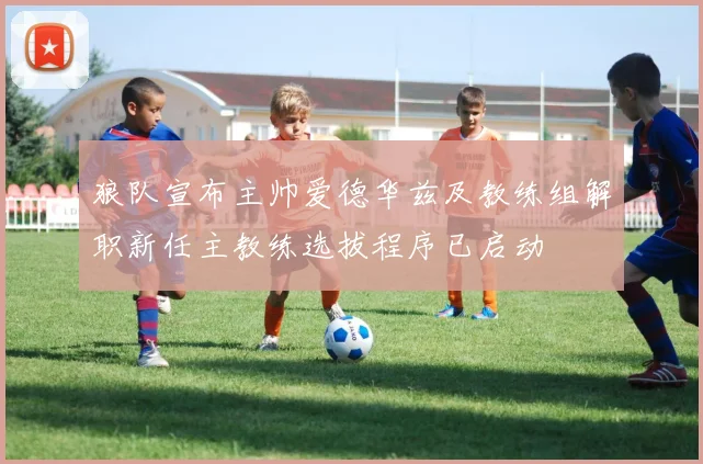 狼队宣布主帅爱德华兹及教练组解职新任主教练选拔程序已启动